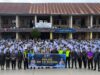 Sat Lantas Polres Samosir Salurkan Perlengkapan Lalu Lintas bagi PKS SMA Santo Mikhael Pangururan