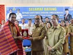 Kunjungan Kerja Sekjen Ombudsman RI, Wabup Ariston: Mari Bangun Komitmen Pelayanan Publik yang Prima di Kabupaten Samosir