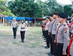 Polres Samosir Laksanakan Apel Gelar Pasukan Pengamanan Event Trail Of The Kings 2025