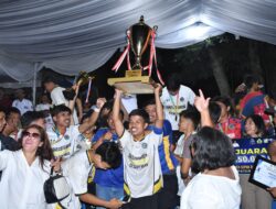 Kedua Kalinya ANTAP FC Juara Turnamen Sepakbola Bupati Cup