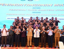 Bupati Samosir Hadiri Penandatanganan MoU Pidana Kerja Sosial antara Pemerintah Daerah se-Sumut dengan Kejaksaan