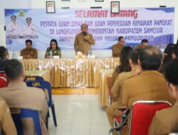 Pemkab. Samosir Gelar Ujian Dinas dan Penyesuaian Pangkat ASN