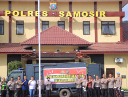 1 Truck Bantuan Kemanusiaan Dari Polres Samosir untuk Masyarakat Terdampak Bencana di Sumatera Utara