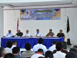 Kunker FKPD, Bupati Vandiko Instruksikan Antisipasi Menyeluruh Jelang Nataru di Samosir