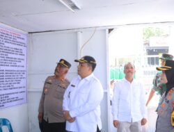 Kapolres Samosir Bersama Forkopimda Monitoring Pos Pelayanan Operasi Lilin Toba 2025