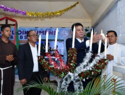 Sentuh Daerah Terpencil, Bupati dan Wabup Samosir Merayakan Natal Oikoumene