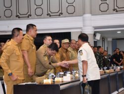 Bupati Samosir Hadiri Rakor Percepatan Rekonstruksi Pasca Bencana Sumut