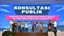 Bupati Samosir Hadiri Acara Konsultasi Publik RKPD Provsu Tahun 2027