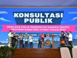 Bupati Samosir Hadiri Acara Konsultasi Publik RKPD Provsu Tahun 2027