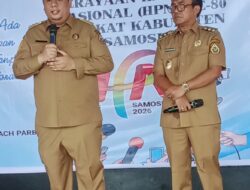 Perayaan Hari Pers Nasional di Samosir Dimeriahkan oleh Bupati dan Wakil Bupati Samosir