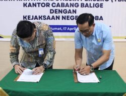 Penandatangan MoU dengan Kejari Toba dalam hal Penanganan dan Produk Hukum