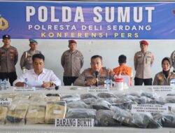 Kurir 53 Kg Sabu Dibekuk Satres Narkoba Deliserdang di Tol Lubuk Pakam