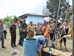 Bupati Samosir Bersama Dandim 0210/TU, Launching 30 Sumur Bor