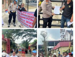 Aksi Masyarakat di Polda Sumut, Desak Polisi Serahkan Persadaan Putra Sembiring ke Kejaksaan