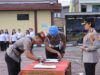 Kapolres Samosir Pimpin Pelantikan Kabag Log dan Sertijab Kasat Reskrim