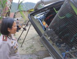 Polres Samosir Gerak Cepat Evakuasi Bus Wisata Terjun di Desa Boho